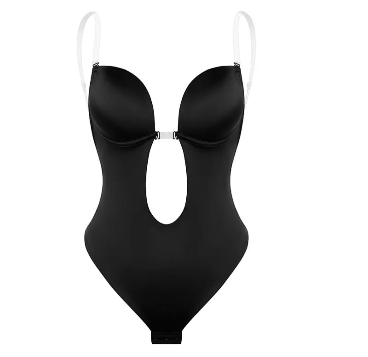 Body Briefer V-Neck Strapless Backless Bodysuit